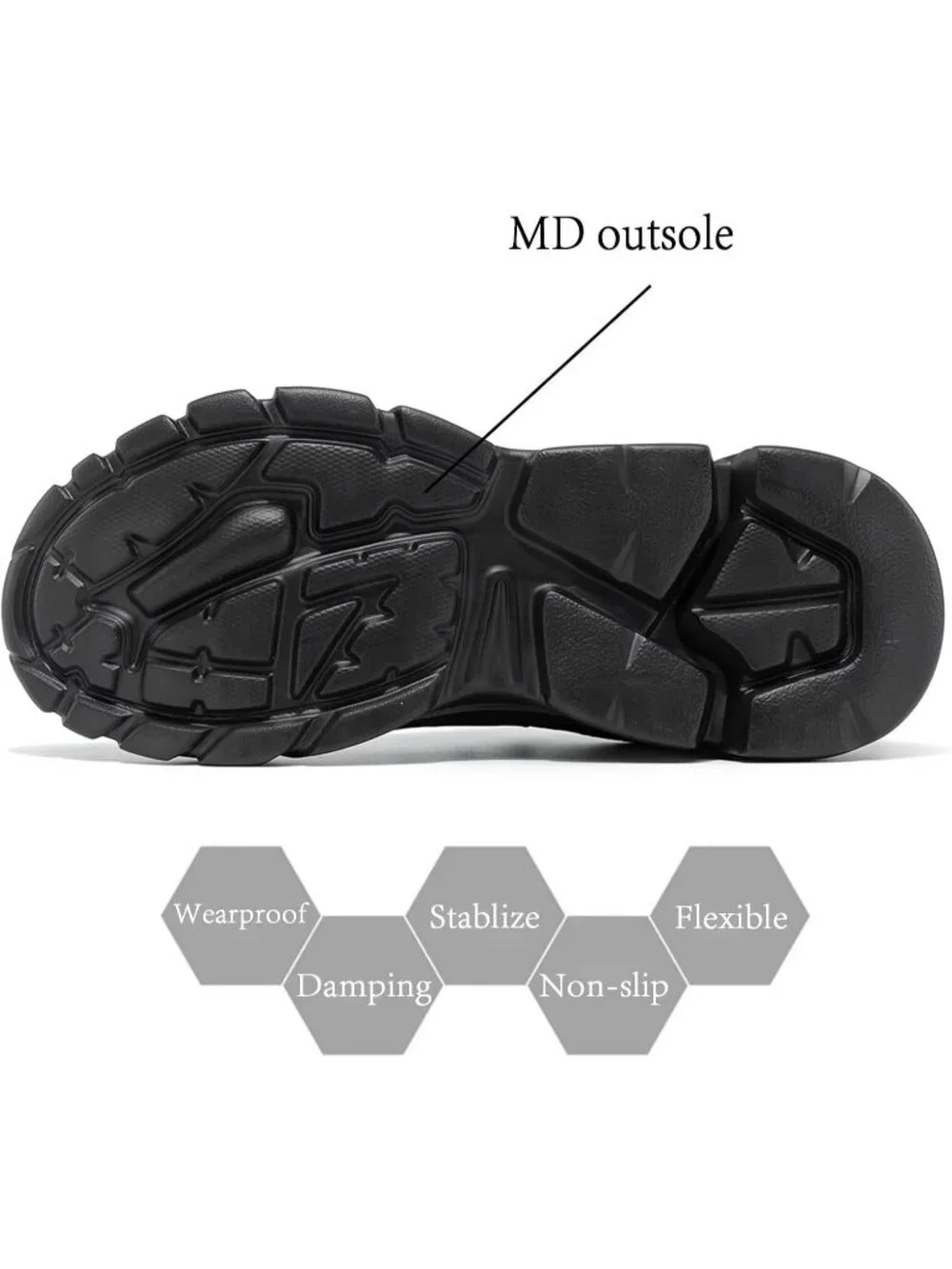 🆕Men's Dark Black Slip on Walking Shoes Ultra Light Breathable Running Shoes